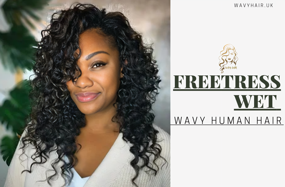 freetress wet and wavy human hair